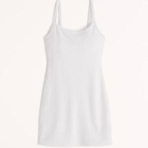 NWT White Terry cloth mini dress Abercrombie